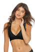 PQ Swim Twilght Banded Lace Up Halter